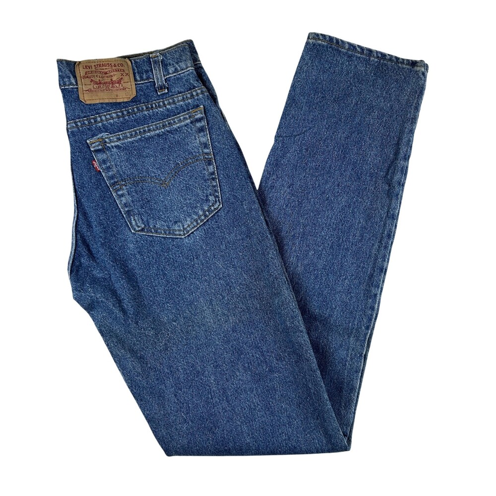 Vintage Levi's 505 Jeans Mens 32x36 Made In USA Denim Straight Leg Zip Fly